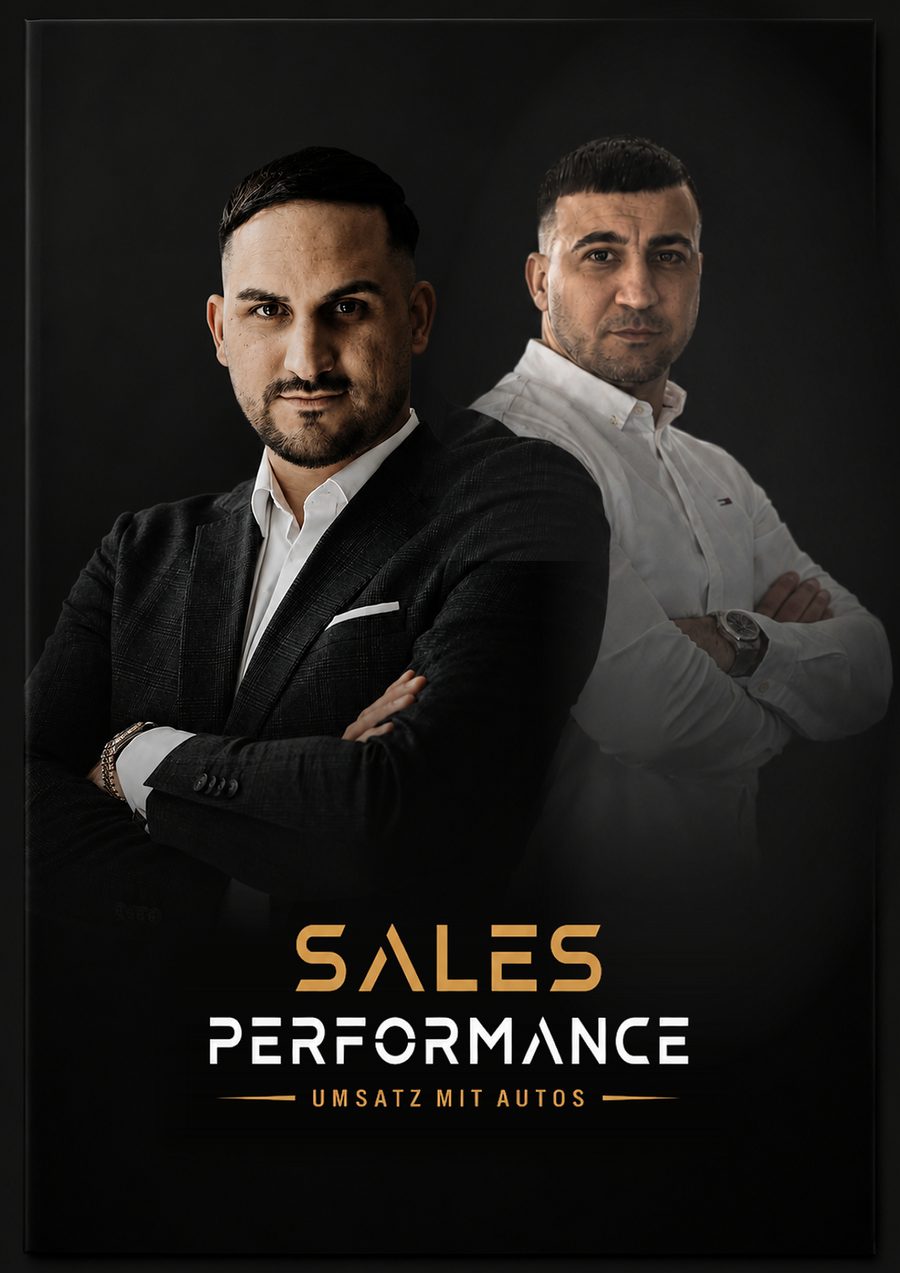 Titelseite des Playbooks „Sales Performance“ mit Hüseyin Zan und Armin Mehic